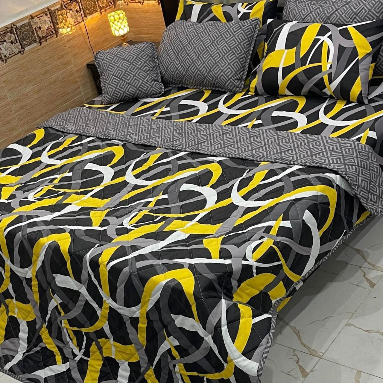 7 peice comforter set D611