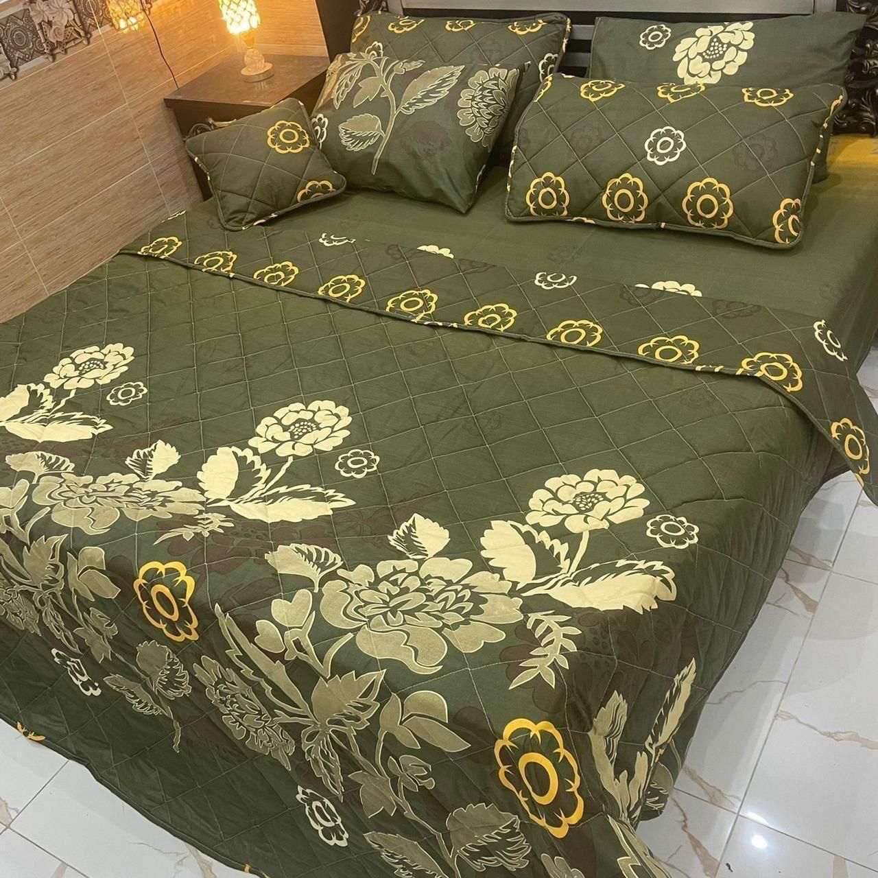 7 peice comforter set D608