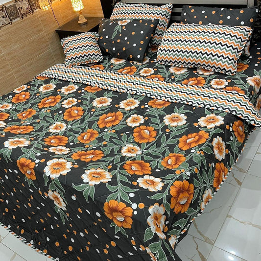 7 peice comforter set D617