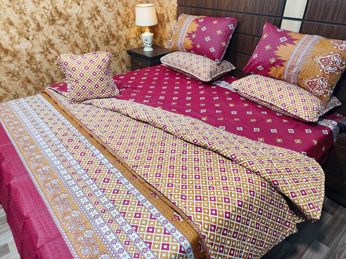 7 peice comforter set D602