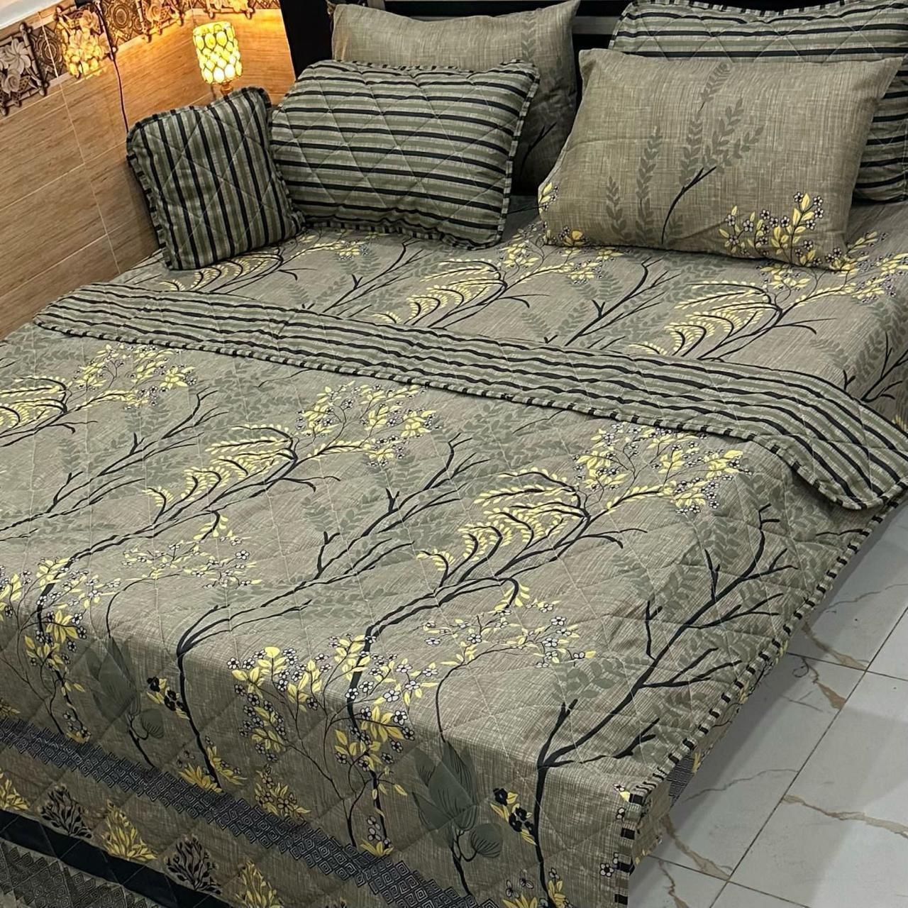 7 peice comforter set D612