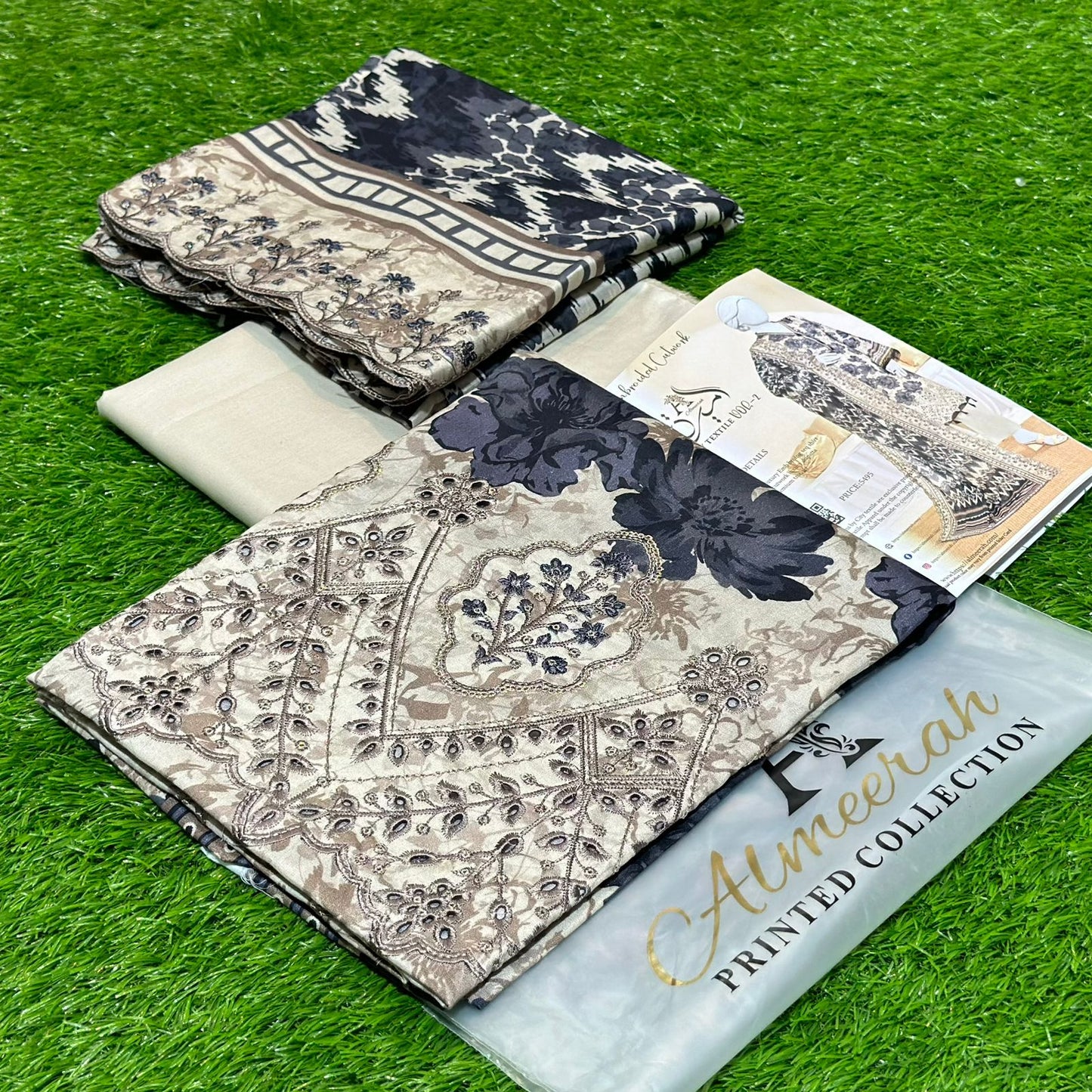 Almeerah lawn embroidery